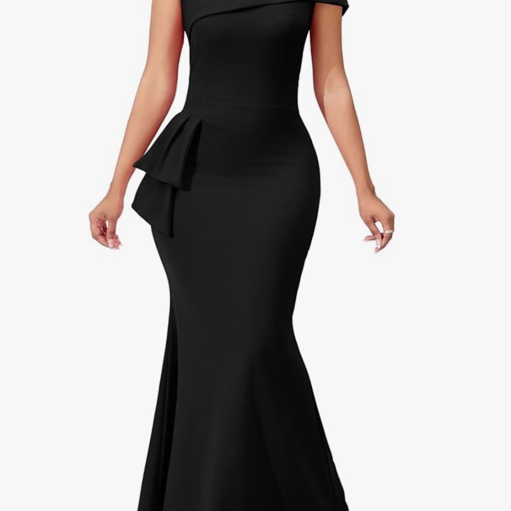 Black cocktail party or event dress